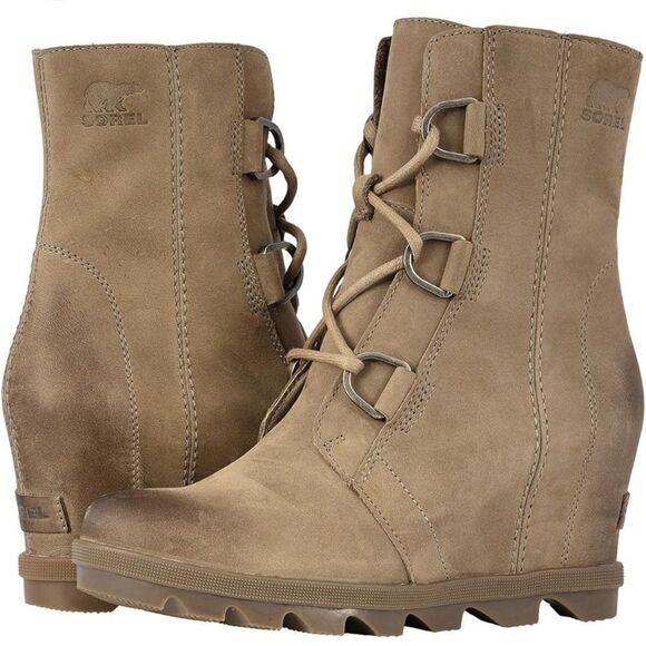 Sorel Joan of Arc wedge bootie combat boots 7.5 - Picture 1 of 16